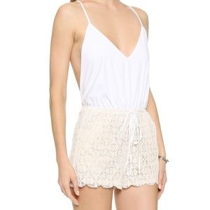 6 Shore Road White Lace Romper